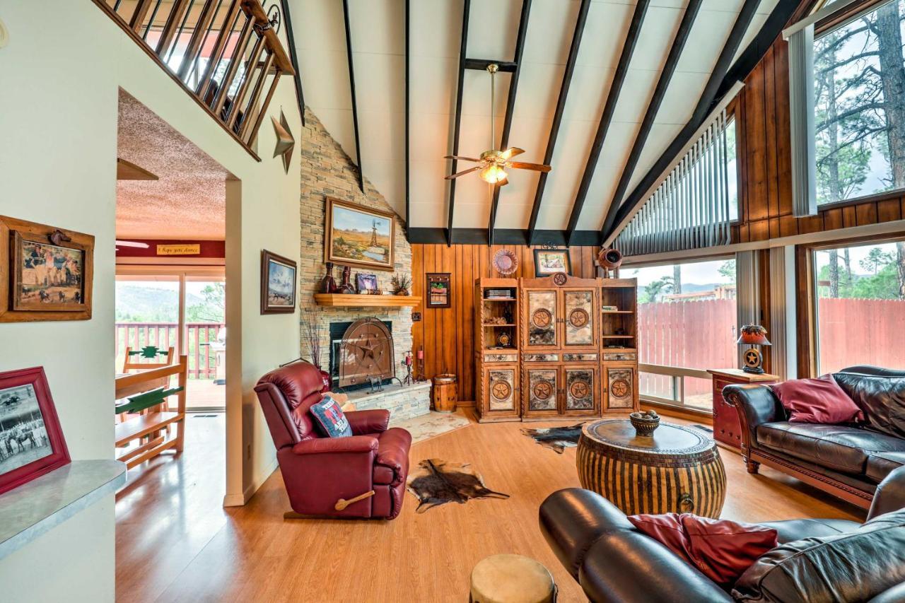 Villa A-Frame Ruidoso Retreat With Deck, Grill And Views! Exterior foto
