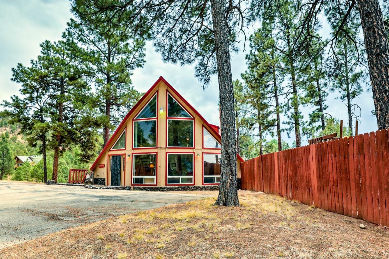 Villa A-Frame Ruidoso Retreat With Deck, Grill And Views! Exterior foto