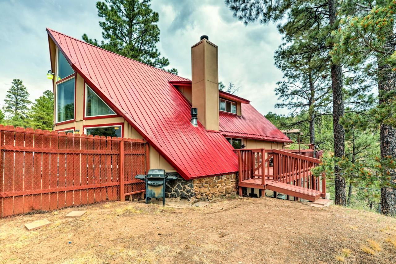 Villa A-Frame Ruidoso Retreat With Deck, Grill And Views! Exterior foto